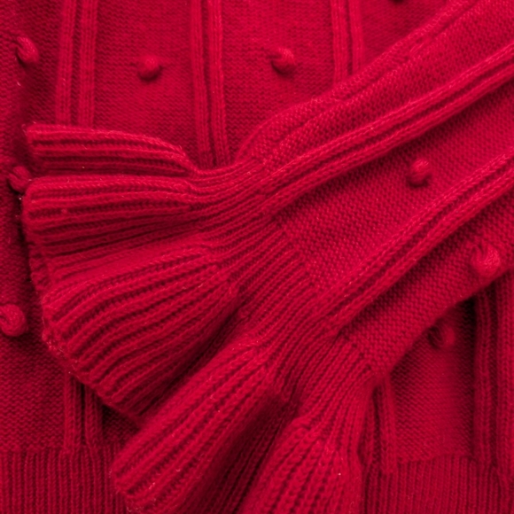 SOLDKate Spade Ruffle+Dot Cherry Red Size XL - Picture 4 of 6